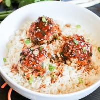 Asian Glazed Meatballs {Gluten Free}